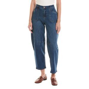 Jones New York Womens  High-Rise Barrel Jean, Purple